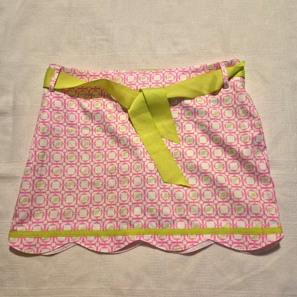 Turtles and Tees girls size 14/16 turtle design  pink, green and white, EUC